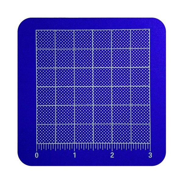 Excel Blades 3.5" x 3.5" Self-Healing Cutting Mat w/Measurement Grid, Purple 12pk 60039P